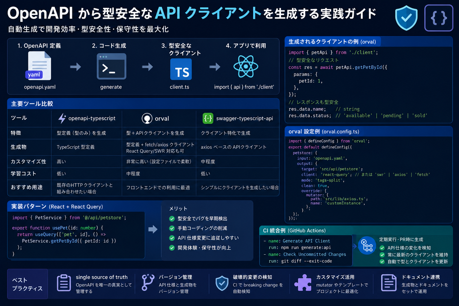 OpenAPI から型安全な API クライアントを生成する実践ガイド